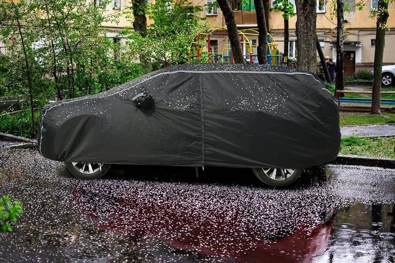 Coverado Waterproof All Weather Car Cover for Sedan (191"-200") with Zipper Door - Image 4