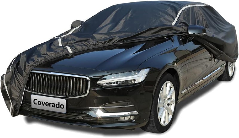 Coverado Waterproof All Weather Car Cover for Sedan (191"-200") with Zipper Door - Image 1