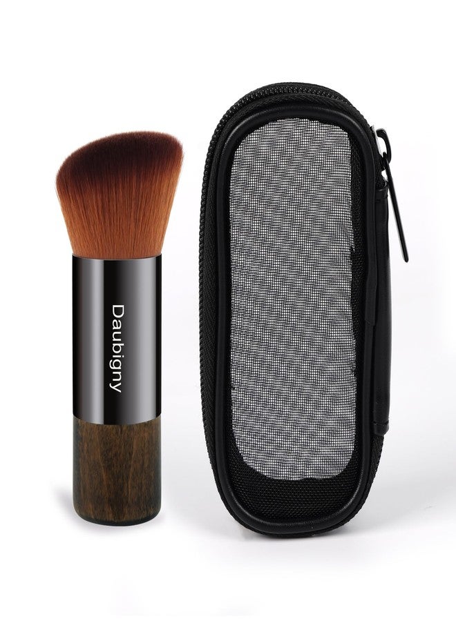 Daubigny Foundation Brush for Liquid Makeup, Self Tanner Brush Flat Top Kabuki Professional Makeup Brushes Blending Mineral Powder Buffing Stippling Makeup Tools - Image 1