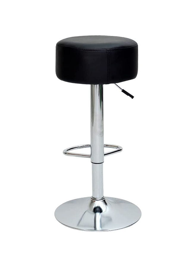 Multi Home Furniture Bar stool MH-218 with Faux Leather and Metal Base Adjustable Bar Chair For kitchen & Bar Counter or cafes, 360 Degree Rotating Seat Black  - Image 3
