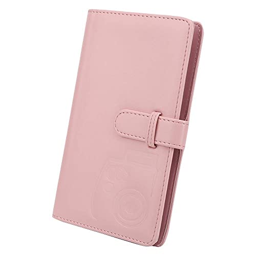 FotoCart 96 Pockets Mini Film Photo Album Book for Instax Mini LiPlay 11 9 8 7s 70 90 Link Instant Camera 3 Inch Polaroid Picture Name Card Holder (Pink) - Image 1