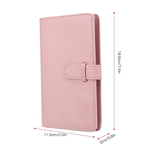 FotoCart 96 Pockets Mini Film Photo Album Book for Instax Mini LiPlay 11 9 8 7s 70 90 Link Instant Camera 3 Inch Polaroid Picture Name Card Holder (Pink) - Image 2