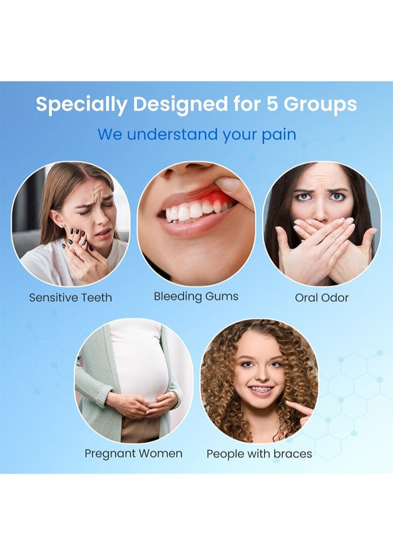 V-Shaped Orthodontic Toothbrush Soft Bristle (2 PCS) with one Inter-Dental Brush