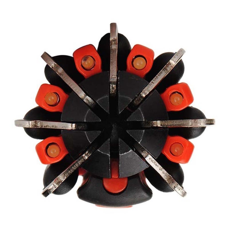 Crispy MultiScrewdriver 8 in 1 MultiFunction Screwdriver Kit Tool Kit Set 6 LED Light Torch - Image 3