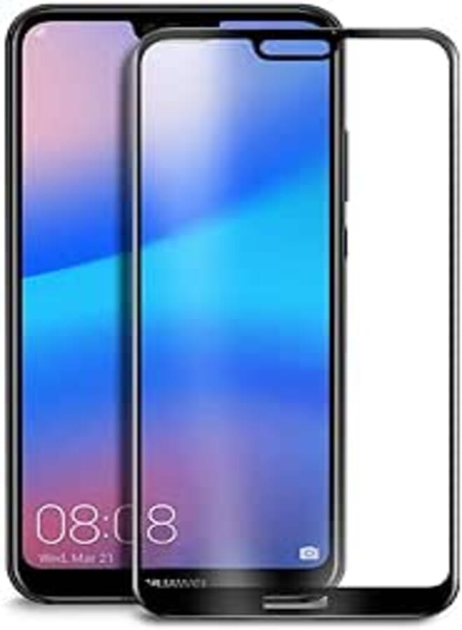 OR 5D Glass Screen Protector 9H Glass Shield For Huawei P20 Lite - Black