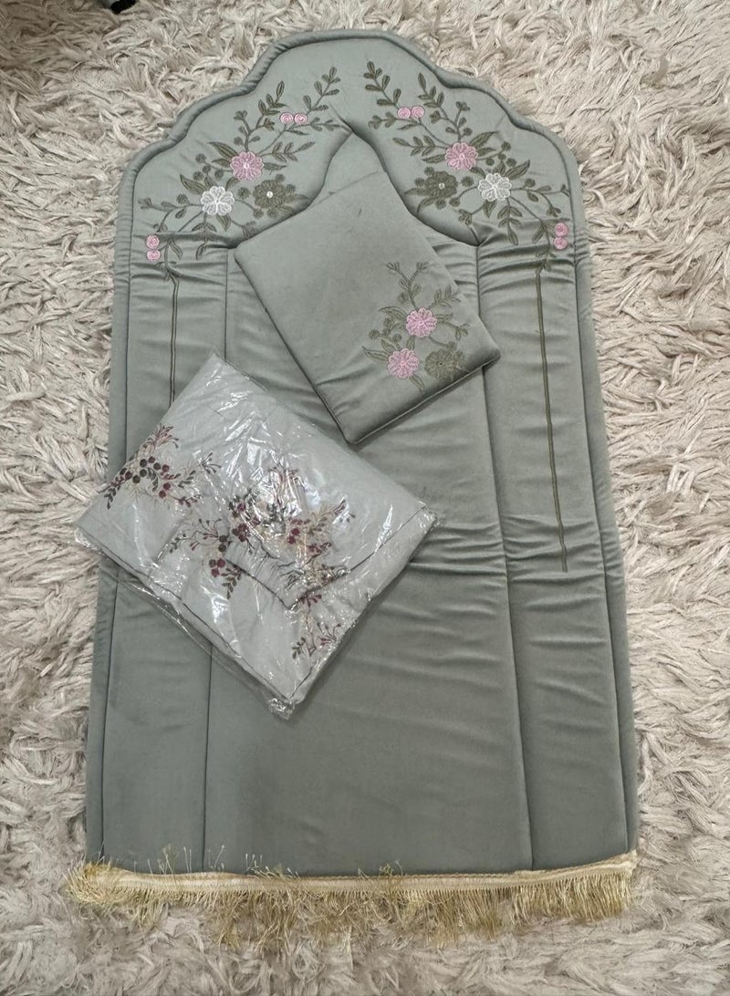Crushed  sponge prayer rug with excellent cold raw mat prayer sheet - Image 1