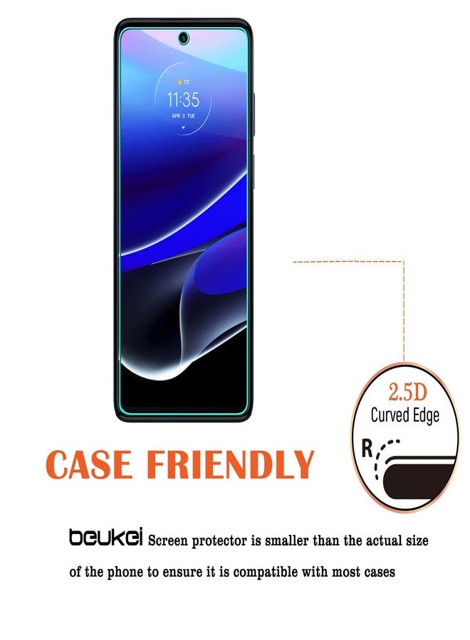 beukei (3 Pack) for Motorola Moto G Stylus (2022) / Moto G Stylus 5G (2022) [Not Fit for 2021/2020 Version] Screen Protector Tempered Glass, (6.8 inch) Touch Sensitive,Case Friendly, 9H Hardness - Image 5