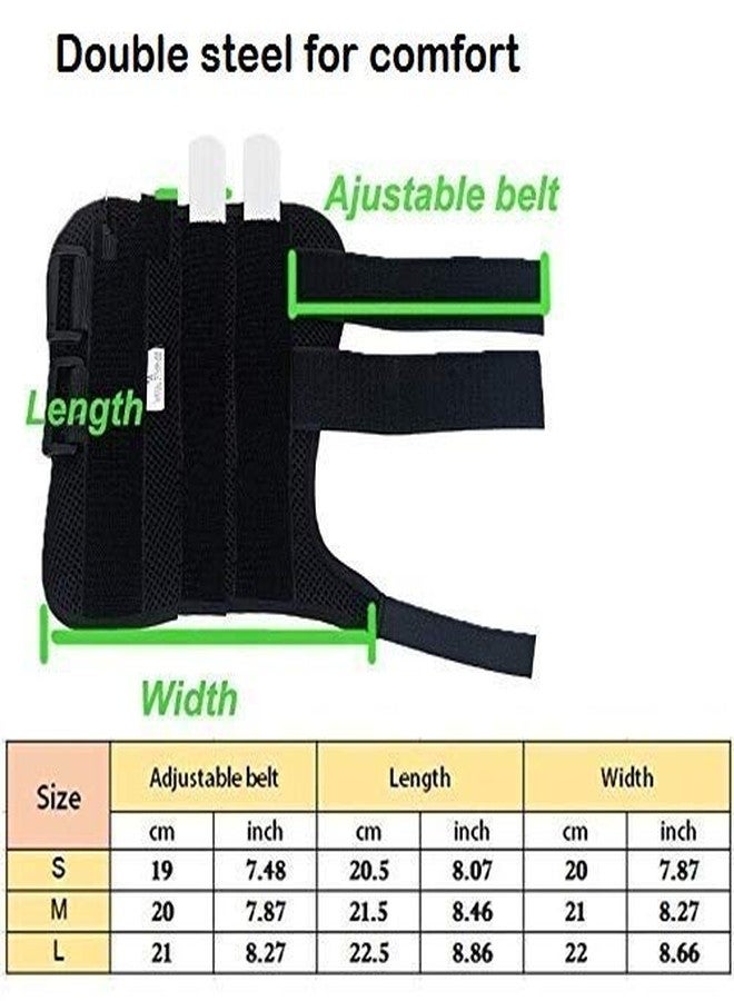 NUCARTURE Wrist support for Pain Relief Carpel Tunnel Thumb Support for Men & Women Wrist Splint Brace Protector with Adjustable Compression Straps Thumb stabilizer Tunnel Syndrome (Left Hand) - Image 3