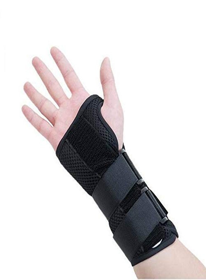 NUCARTURE Wrist support for Pain Relief Carpel Tunnel Thumb Support for Men & Women Wrist Splint Brace Protector with Adjustable Compression Straps Thumb stabilizer Tunnel Syndrome (Left Hand) - Image 1