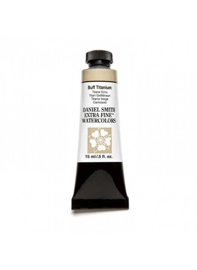 Daniel Smith Daniel Smith 284600009 Extra Fine Watercolor 15ml Paint Tube, Buff Titanium, 0.5 Fl Oz (Pack of 1)  - Image 1