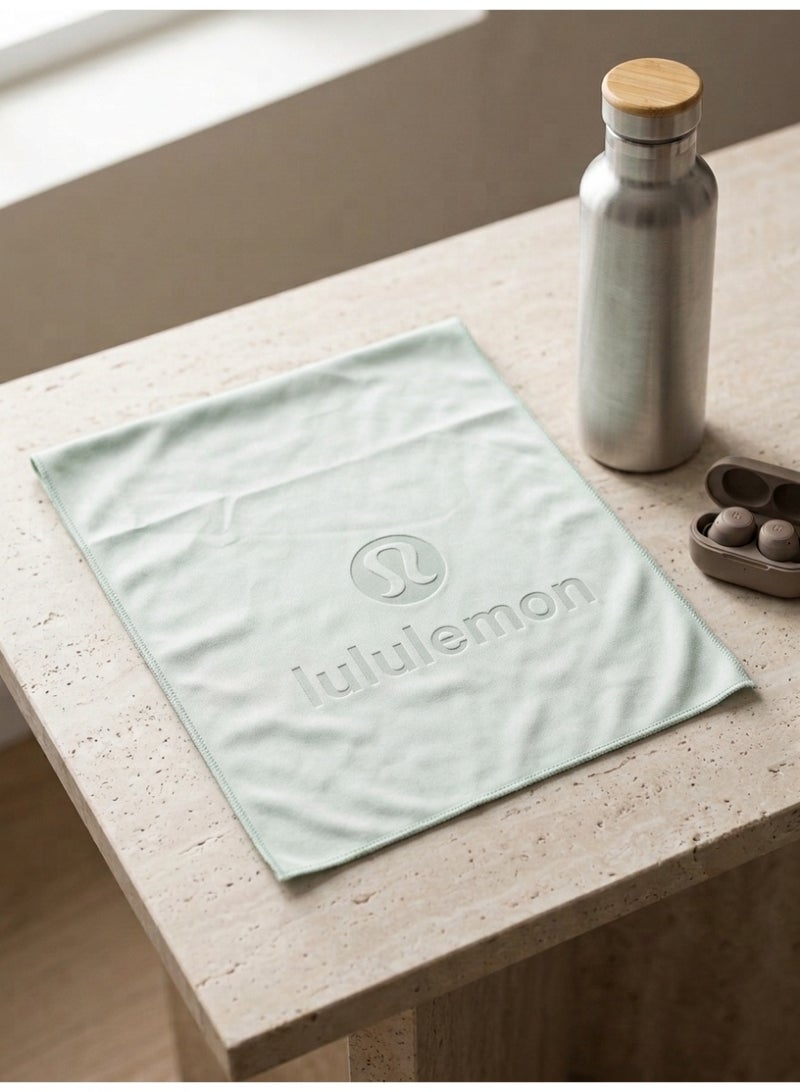 لولوليمون Lululemon سريع جاف ميكروفايبر الرياضة منشفة، الممتصة العرق المحمولة اليوغا صالة رياضية تمرين السفر منشفة اللياقة البدنية - Image 1