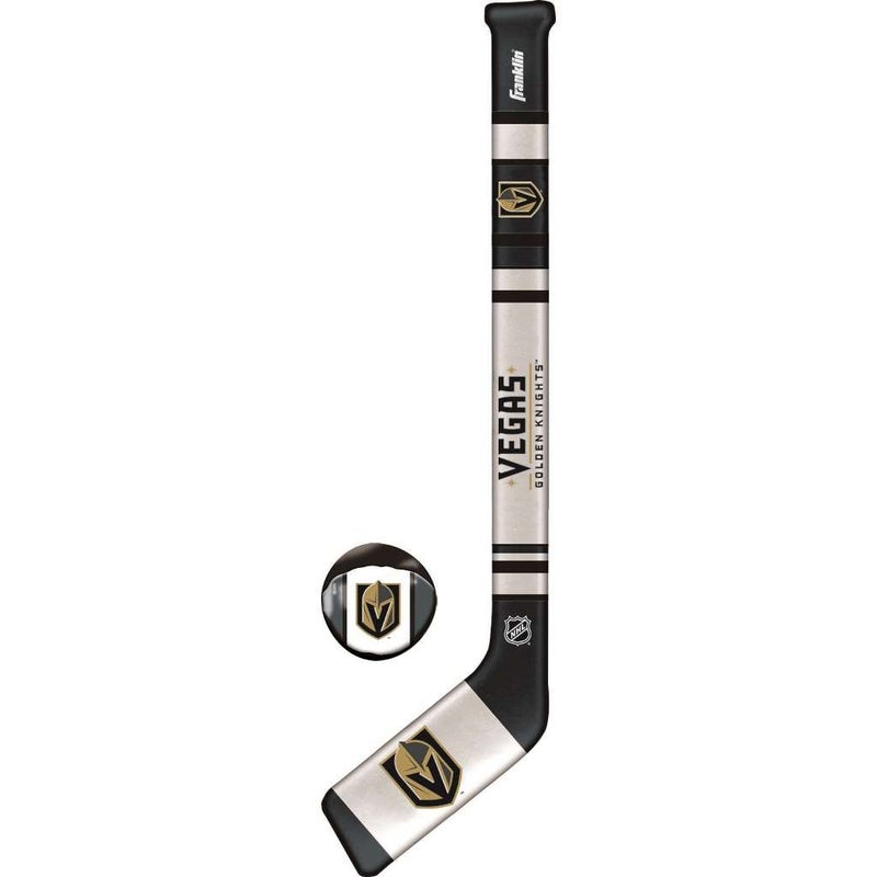 Franklin Sports Vegas Golden Knights NHL Mini Soft Hockey Stick Set - NHL Team Soft Foam Mini Hockey Stick and Ball Set - Great Toy for Kids - Image 2
