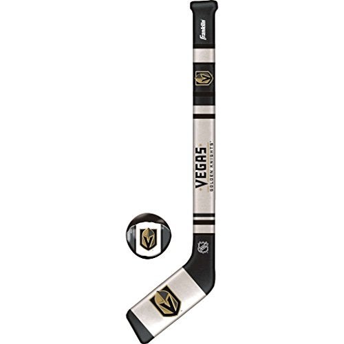 Franklin Sports Vegas Golden Knights NHL Mini Soft Hockey Stick Set - NHL Team Soft Foam Mini Hockey Stick and Ball Set - Great Toy for Kids - Image 1