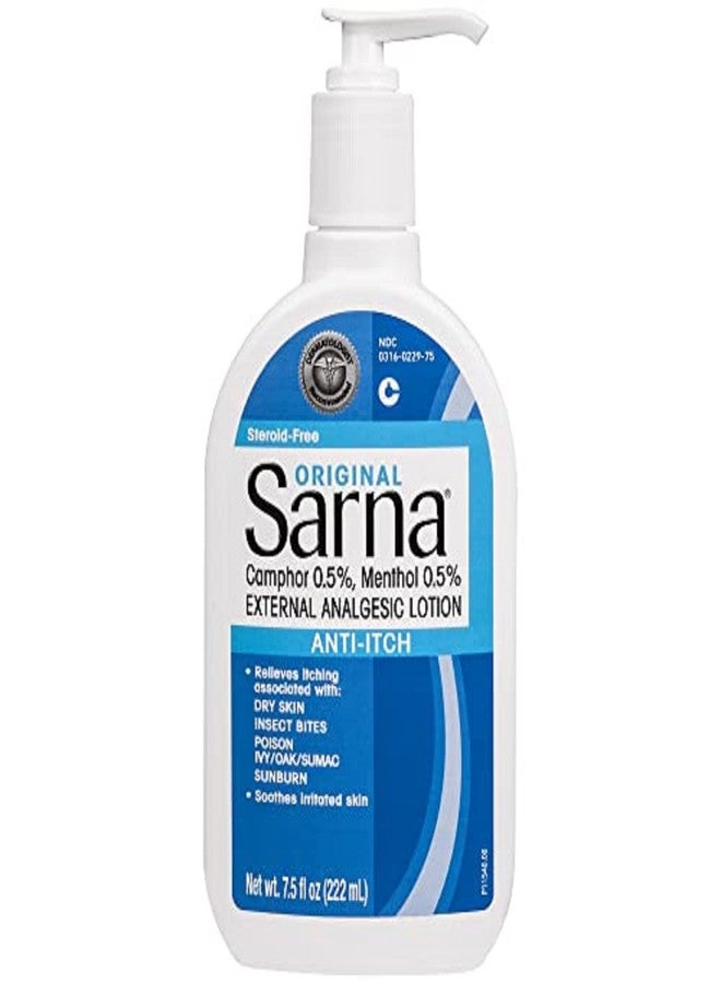 Sarna Anti-Itch Lotion Original, 7.5 Fl Oz, Pack of 3 - Image 1