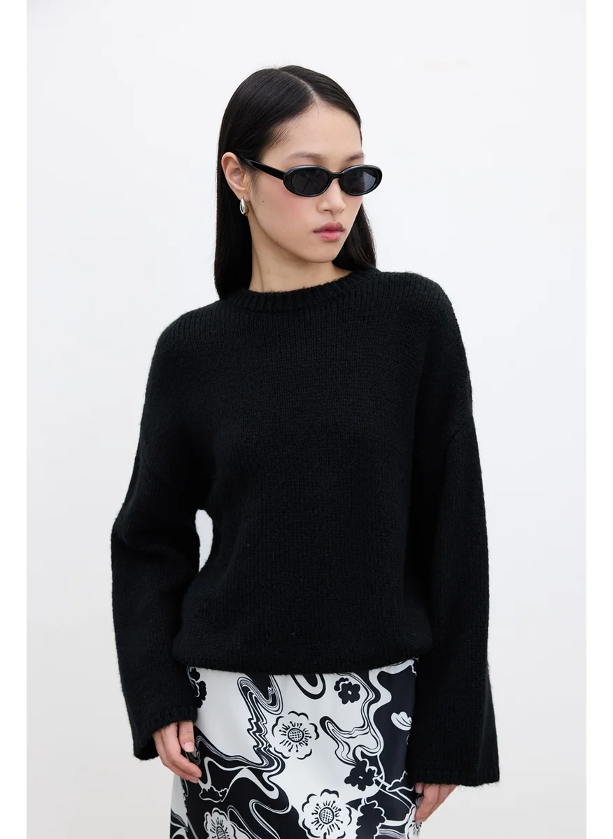 Manuka Oversized Sweater Black