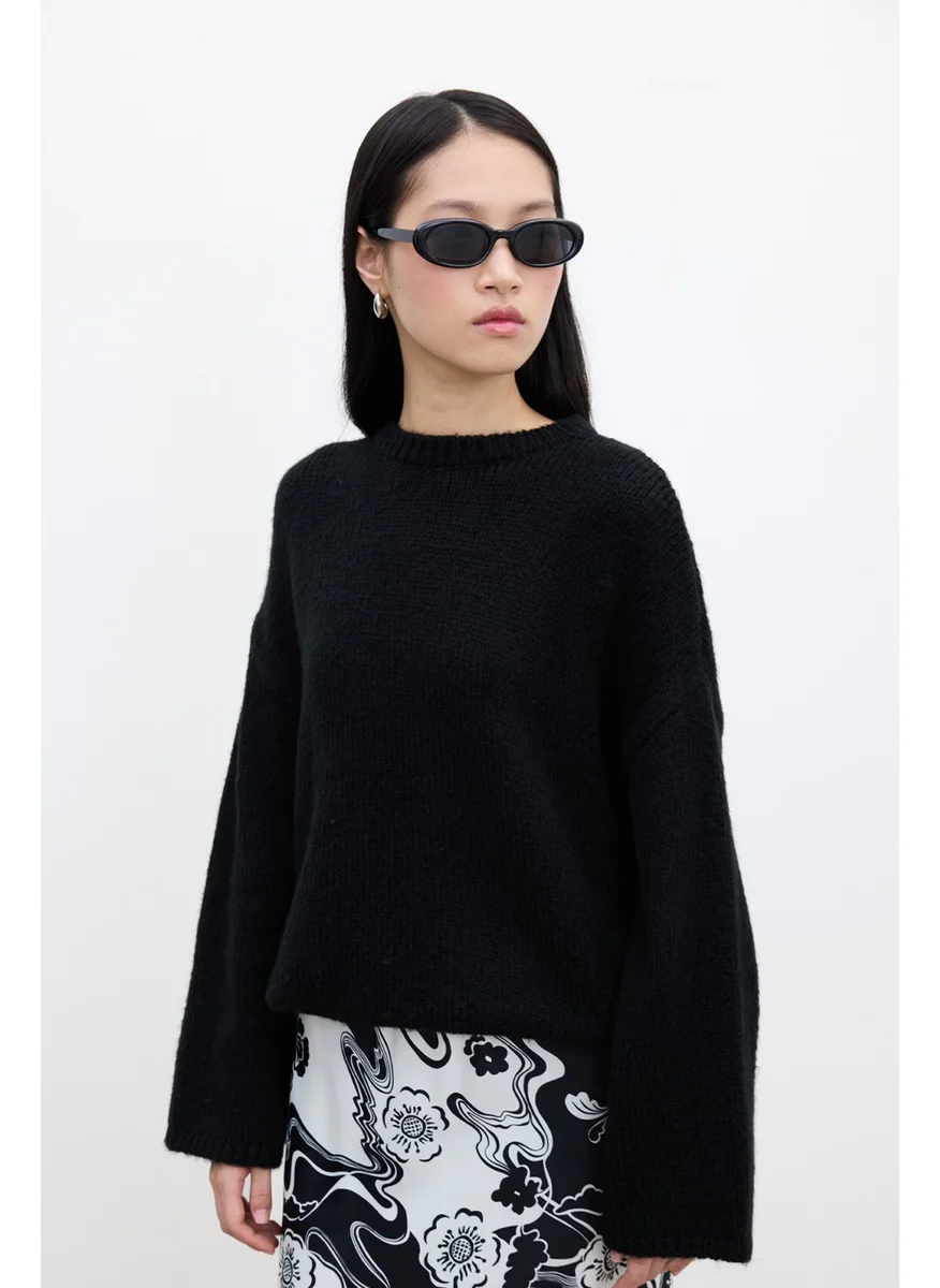 Manuka Oversized Sweater Black