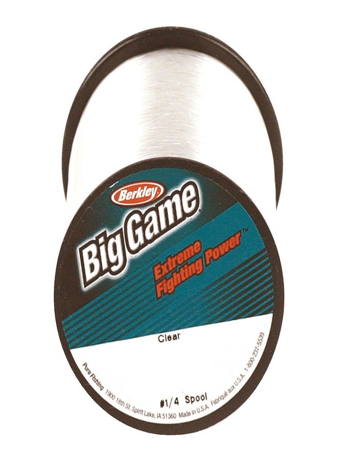 Berkley Trilene Big Game Monofilament Fishing Line, Quarter Spool Clear 50 LB - Image 1