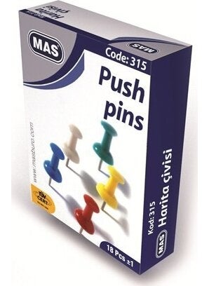 MAS أظافر ماس ماب علبة كرتون ملونة 315 من 18 