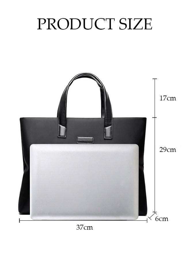 DUNISO Men's Business Briefcase, Laptop Bag, Office Messenger Bag, Shoulder Bag, Fits 13 Inch Fashion Computer Sleeve Bag, Document Bag - Image 2