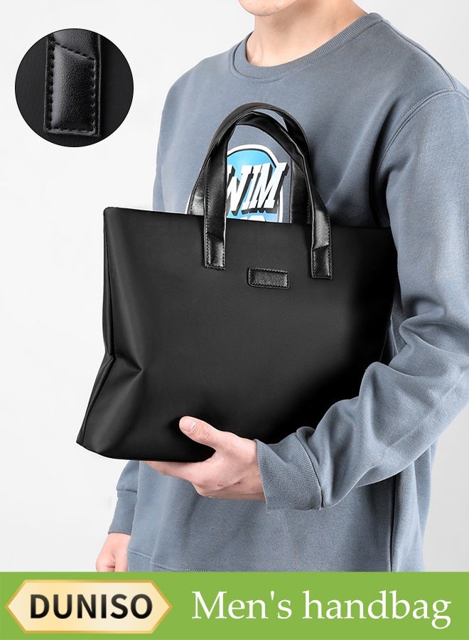 DUNISO Men's Business Briefcase, Laptop Bag, Office Messenger Bag, Shoulder Bag, Fits 13 Inch Fashion Computer Sleeve Bag, Document Bag - Image 1