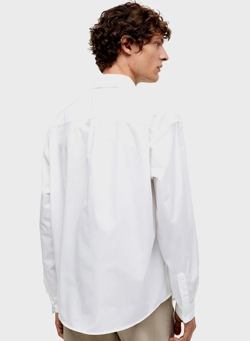 H&M Essential Oversized Fit Shirt