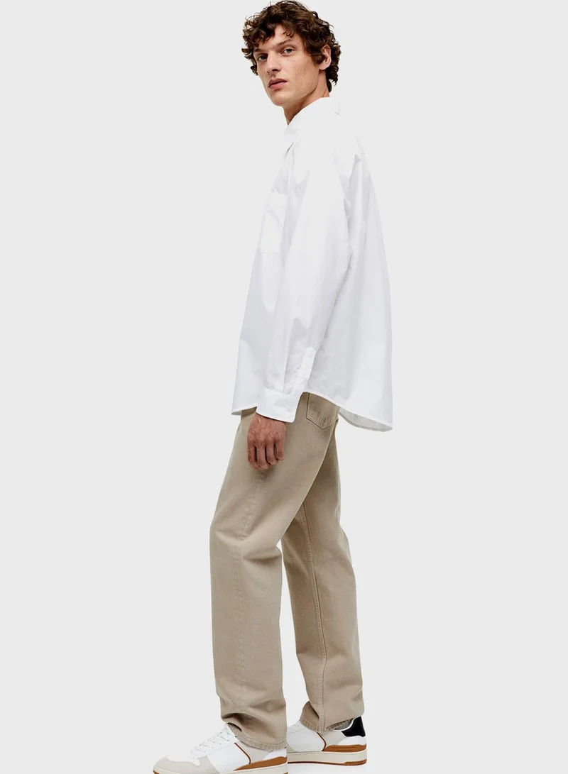 H&M Essential Oversized Fit Shirt