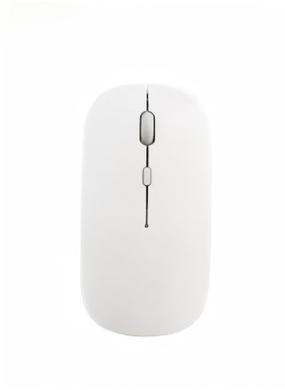 Wireless Bluetooth Mouse，Rechargeable Silent Bluetooth Mouse，Computer Mice with USB Receiver，Wireless Mouse for MacBook pro MacBook Air/iMac/Laptop/Notebook/pc，White - pzsku/Z97465CEF0677AB90EC2AZ/45/1749185027/e92ba073-09d8-4e1c-b624-ba35c34ab681
