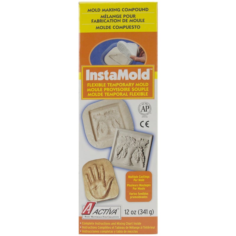 Activa InstaMold Temporary Mold Compound 12oz 340g  Create Quick Perfect Reproductions of 3D Objects