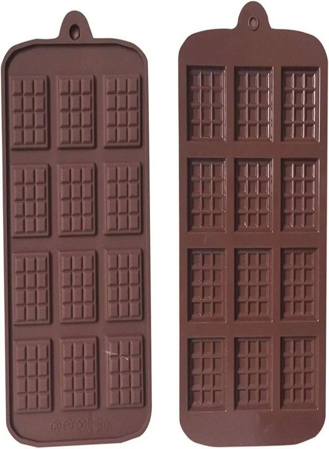 Makekartz.com Mini Dairymilk Shape Silicone 12 Small Size Chocolate Bar Making Mould Fondant (Pack of 1 Multi Color) - Image 5