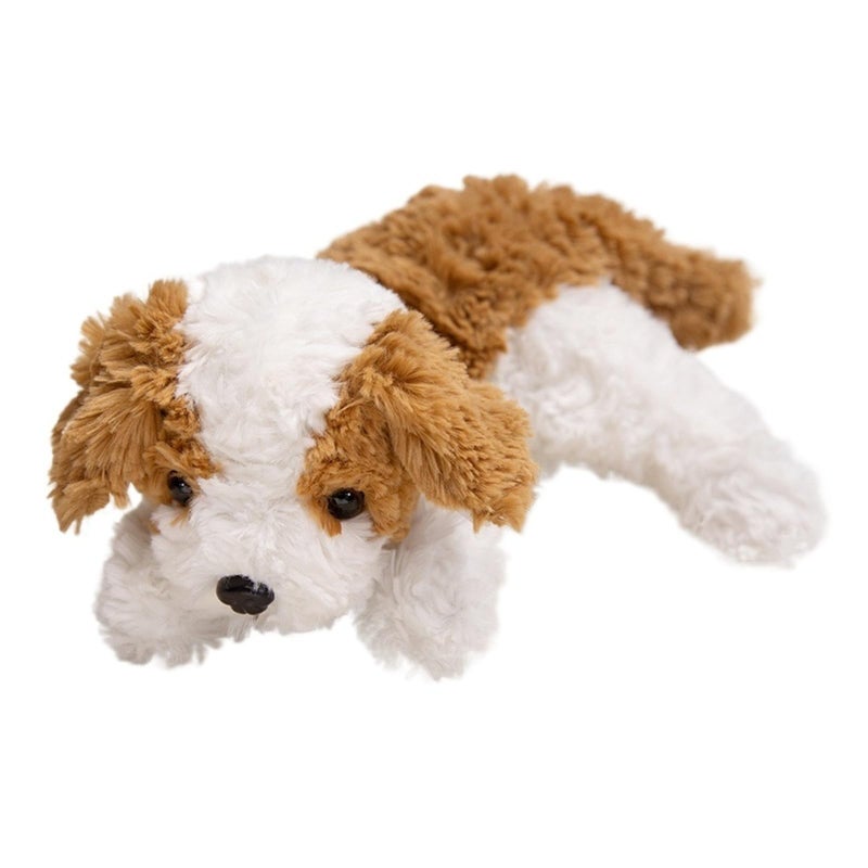 Khaki Baby Dog Plush Hug Pillow 32cm Sleeping Position Cushion Birthday Gift - Image 2