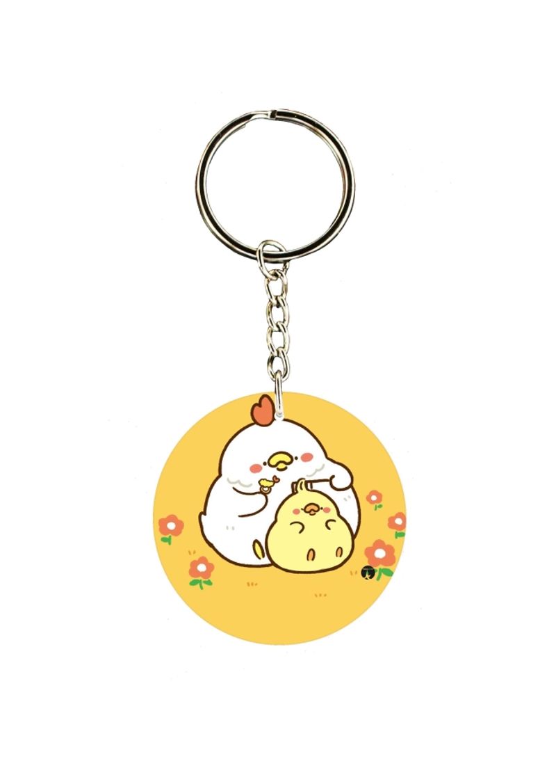 RKN Printed Single Sided Keychain