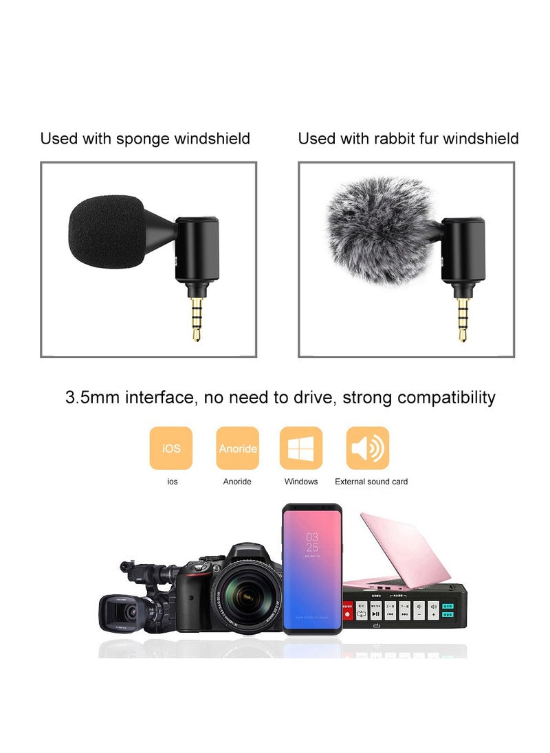 General - Compatible with a wide range of mobile phones, 3.5mm connector single-pointing adjustable, lightweight and portable professional-grade radio microphone - Image 1