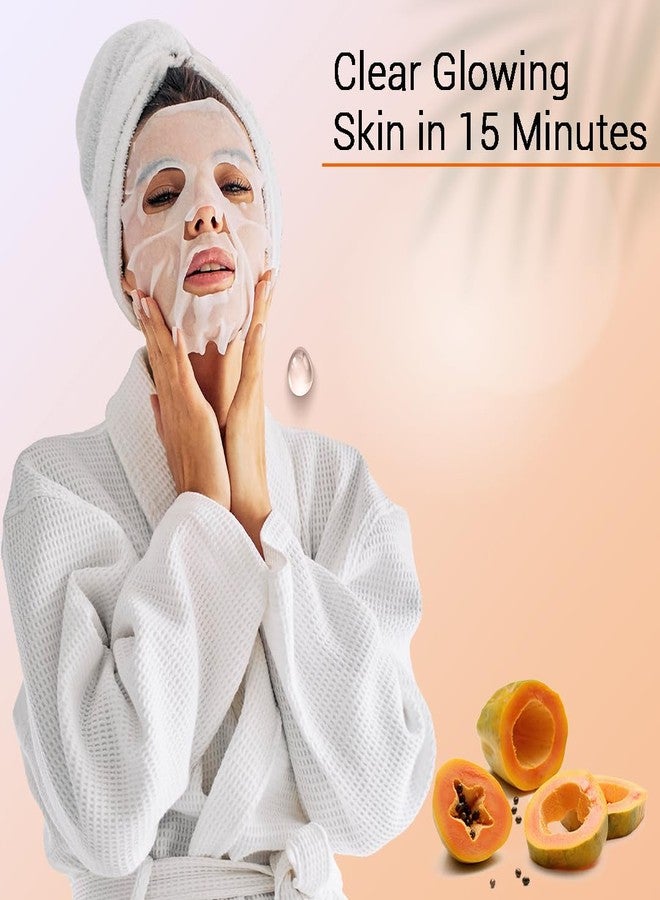 كود الرجل قناع الوجه الورقي مانكود بابايا 25 مل، يعزز نعومة البشرة ونضارتها، ويشدها، وينظفها، ويقلل من المسام، ويمنحها إشراقة يومية. قناع ورقي كوري للرجال والنساء، مجموعة أقنعة ورقية مكونة من 5 قطع. - Image 3