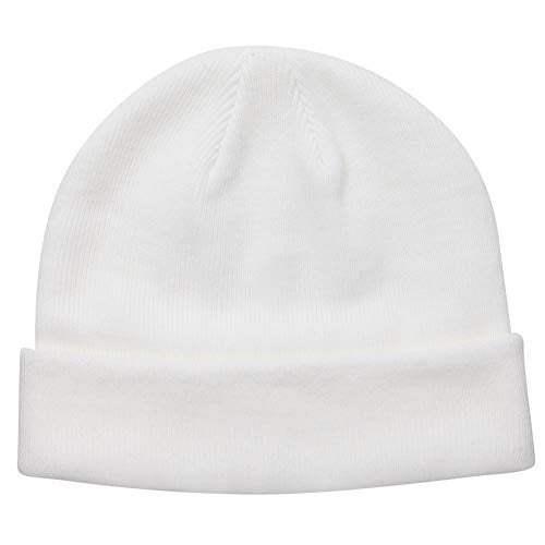 Paladoo Slouchy Beanie Hat Soft Warm Ski Cap (White) - Image 3
