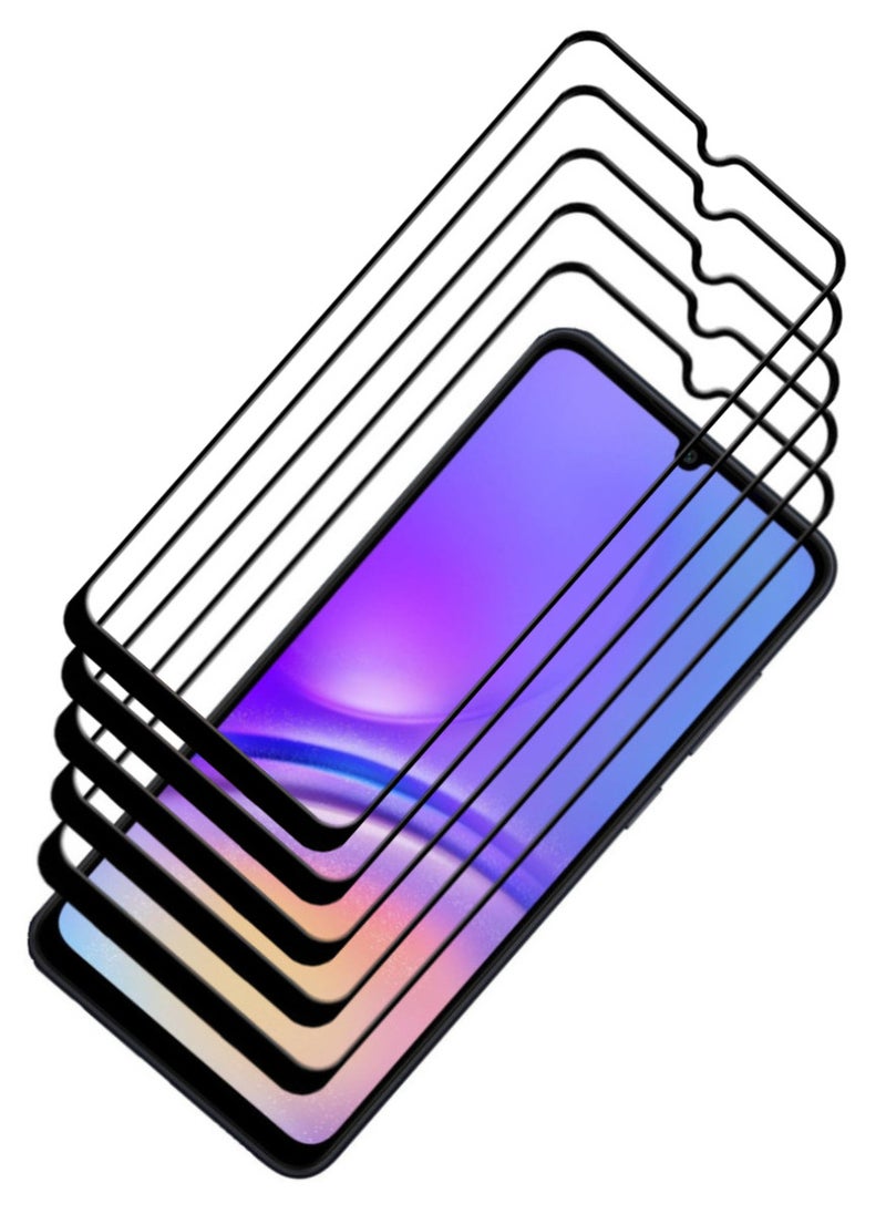 ACLIX 5 Pieces Antistatic ESD Dustproof Premium Quality High Definition Tempered Glass Screen Protector Designed For Samsung Galaxy A05 - Image 1