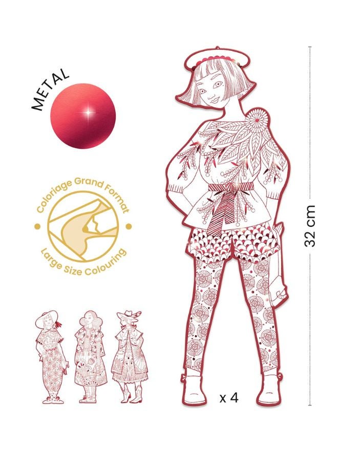 DJECO Fiodor And Friends Les Demoiselles Colouring - Image 4