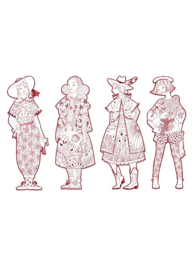 DJECO Fiodor And Friends Les Demoiselles Colouring - Image 2