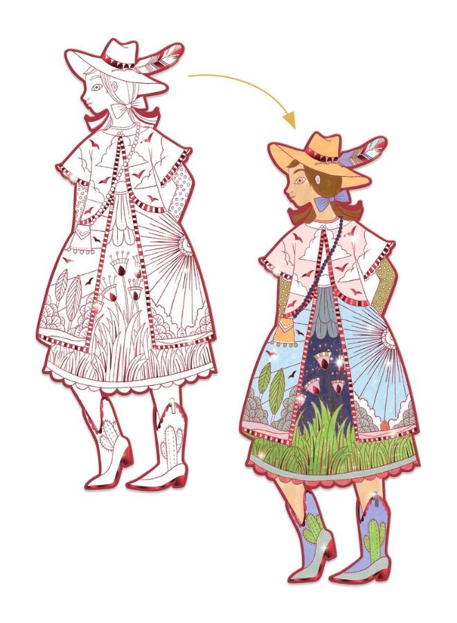 DJECO Fiodor And Friends Les Demoiselles Colouring - Image 3