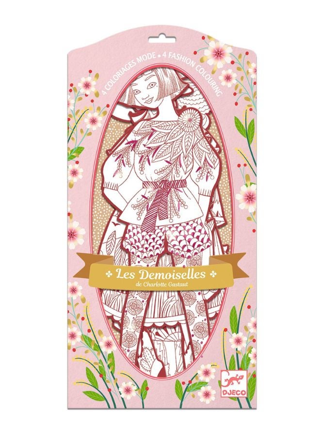 DJECO Fiodor And Friends Les Demoiselles Colouring - Image 1