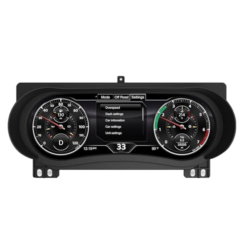 ASVEGE 12.3 inch Digital Dash Instrument Cluster for Jeep Wrangler JL/Gladiator 2018-2023 Car Odometer Dashboard Cluster Virtual Cockpit Plug&Play,Non-Destructive Install,OTA Upgrade - Image 1