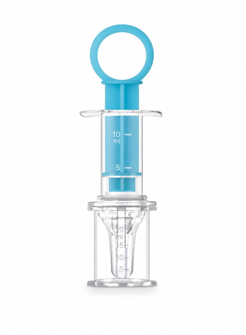 Baby Medicine Feeder Syringe with Pacifier Tip, Anti-Choke Infant Liquid Feeding Tool for Medicine/Water/Juice, BPA-Free PP Material, Detachable & Easy to Clean for Newborns and Toddlers - Image 1