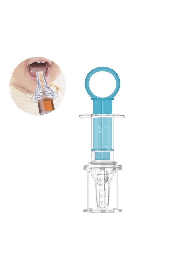 Baby Medicine Feeder Syringe with Pacifier Tip, Anti-Choke Infant Liquid Feeding Tool for Medicine/Water/Juice, BPA-Free PP Material, Detachable & Easy to Clean for Newborns and Toddlers - Image 2