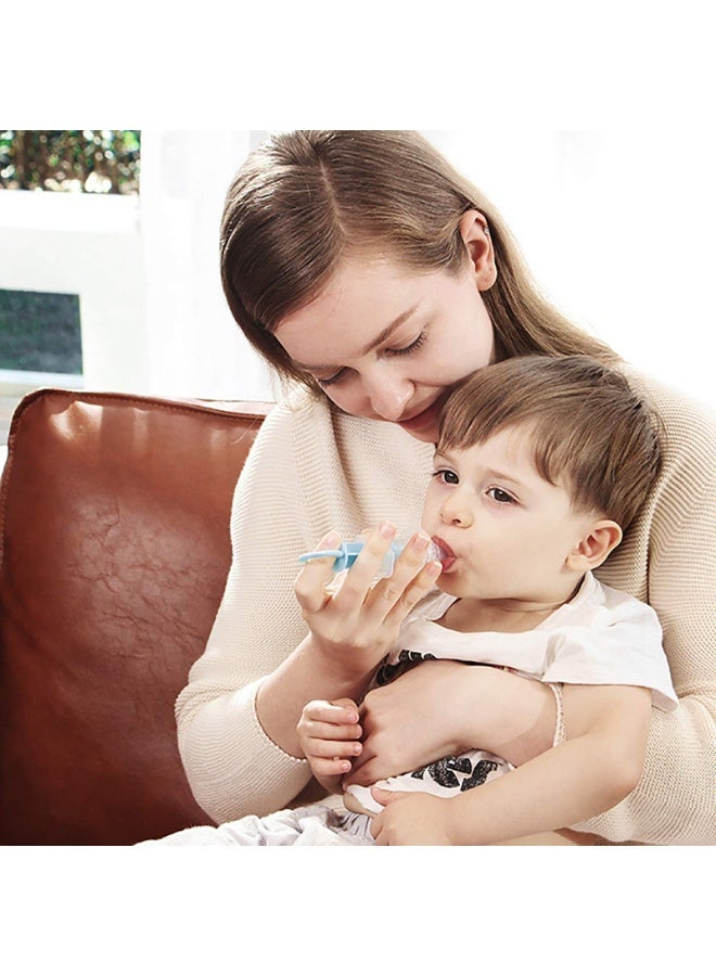 Baby Medicine Feeder Syringe with Pacifier Tip, Anti-Choke Infant Liquid Feeding Tool for Medicine/Water/Juice, BPA-Free PP Material, Detachable & Easy to Clean for Newborns and Toddlers - Image 4