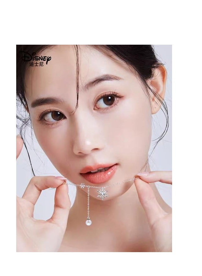 Disney Necklace Women's New Light Luxury Niche Exquisite High-Class Pure Silver Qixi Gift  - Image 4