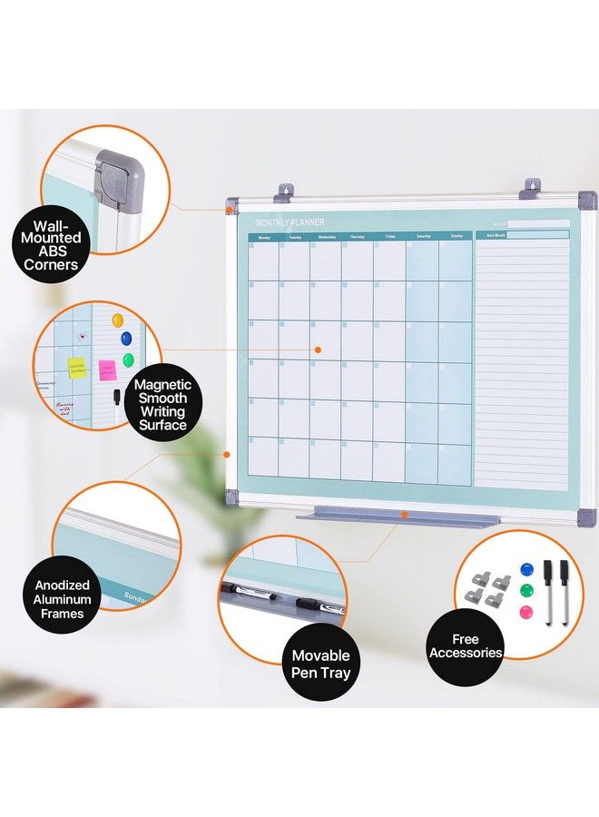 MAKELLO Magnetic Dry Erase Calender Whiteboard Monthly For Home Bedroom Office Classroom 24X18 Inches - Image 5