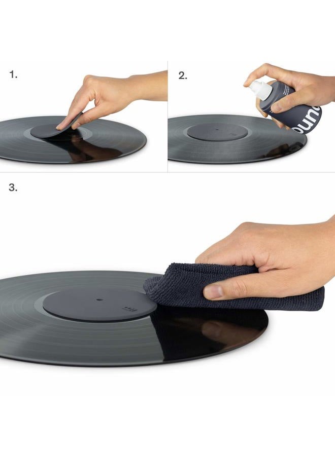 Boundless Audio Record Cleaning Solution - 6.75oz Vinyl Record Cleaner Fluid & Vinyl Cleaner Cloth & Record Label Protector - Image 5
