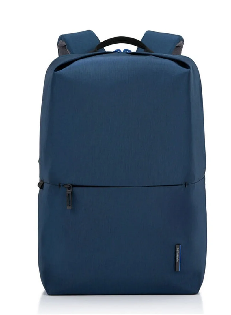 Samsonite Navy Lite-Geo 15.6" Laptop Backpack, 100% Nylon, Navy|Outer Zipper Pockets|Bottle Holder|Internal Key Holder - 3 Years International Warranty  | Best Price UAE