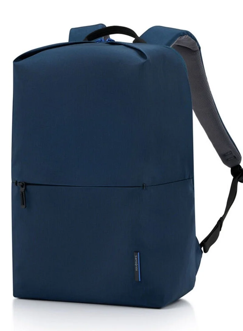 Samsonite Lite-Geo 15.6" Laptop Backpack, 100% Nylon, Navy|Outer Zipper Pockets|Bottle Holder|Internal Key Holder - 3 Years International Warranty