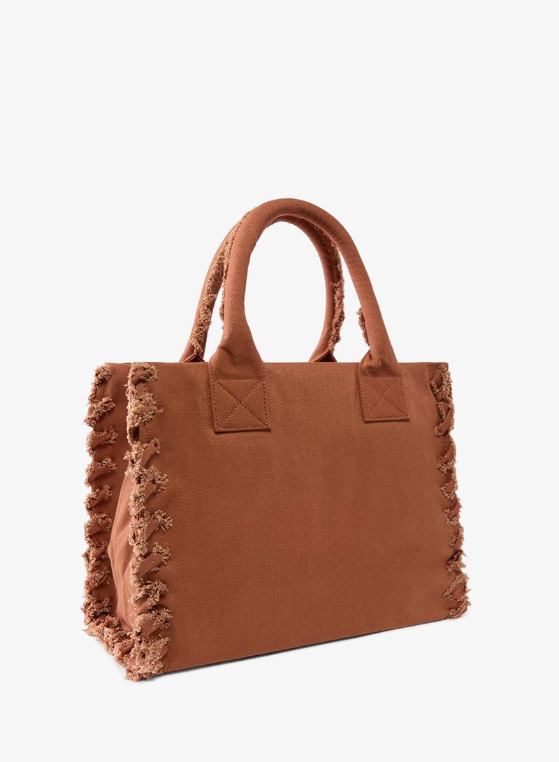 PINKO Medium fraying Beach tote - Image 2