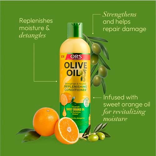ORS Olive Oil Strengthen and Nourish Replenishing Conditioner 12.25 Ounce (Pack of 2) - Image 4